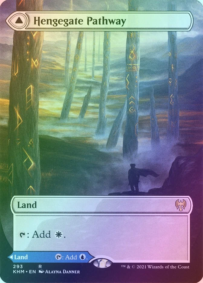 Hengegate Pathway // Mistgate Pathway (KHM) (293) / Borderless / Foil