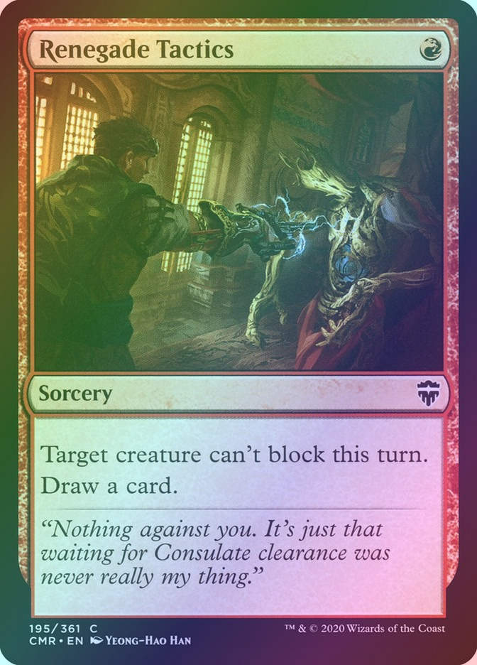 Renegade Tactics (CMR) (195) / Foil
