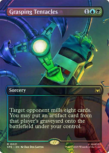 Grasping Tentacles (SPE) (21) / Borderless / Foil