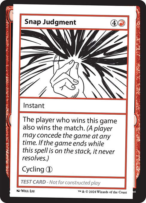 Snap Judgment (MB2) (330)