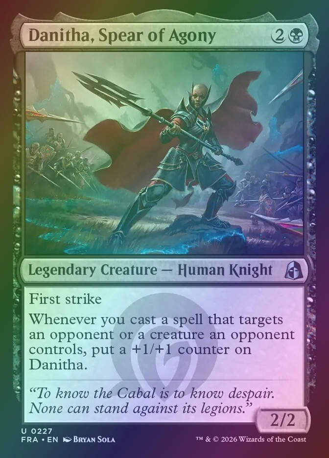 Danitha, Spear of Agony (FRA) (227) / Foil