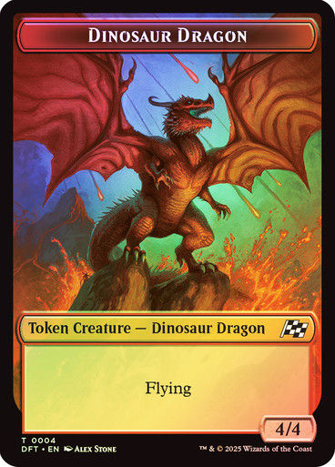 Dinosaur Dragon // Treasure (TDFT) / Foil — cara 1 de 2