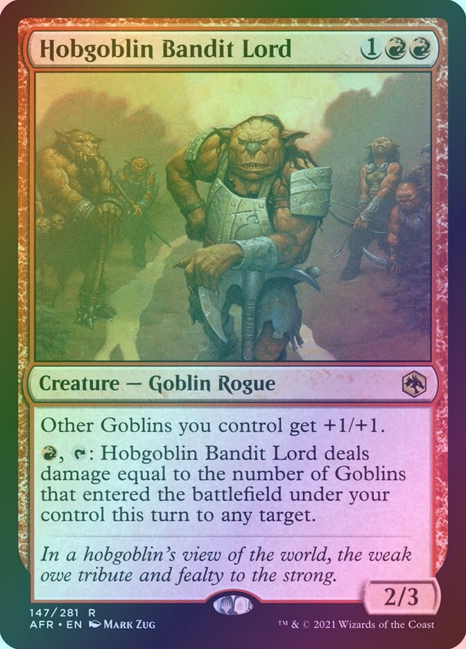Hobgoblin Bandit Lord (AFR) (147) / Foil