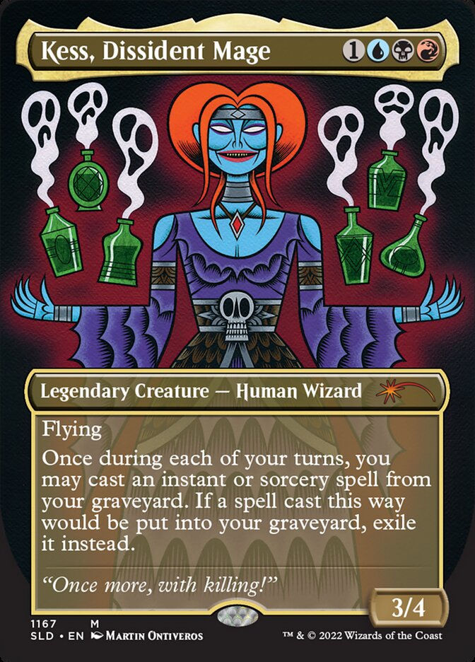 Kess, Dissident Mage (SLD) (1167) / Borderless