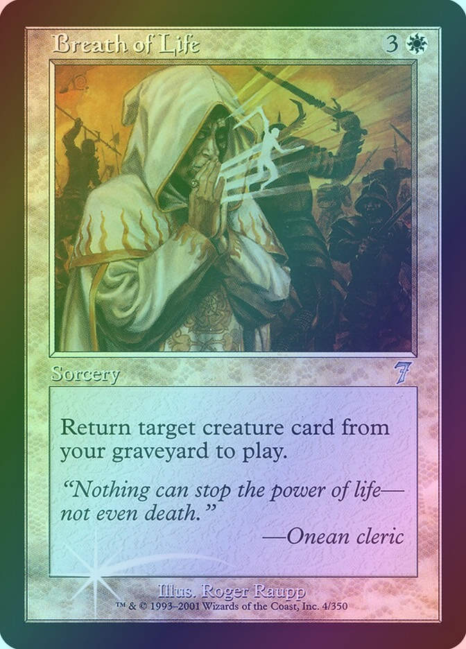 Breath of Life (7ED) (4★) / Foil