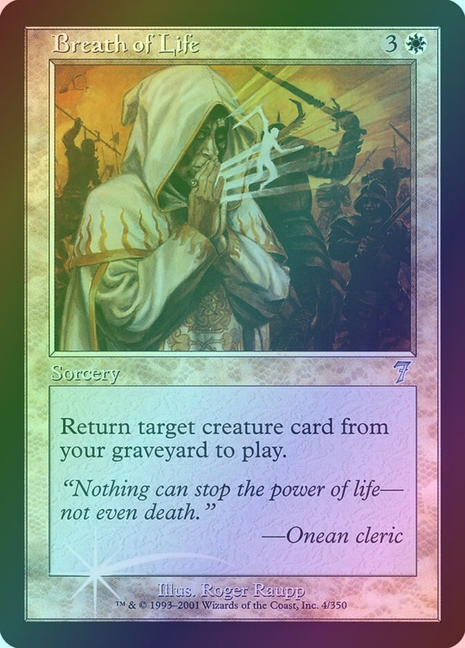 Breath of Life (7ED) (4★) / Foil