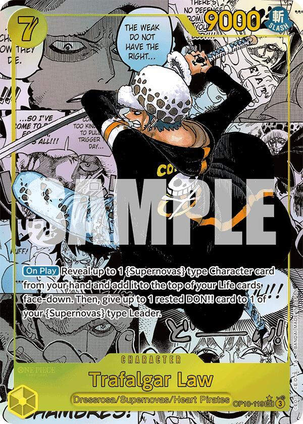 Trafalgar Law (119) (Manga) (OP10-119) / Foil