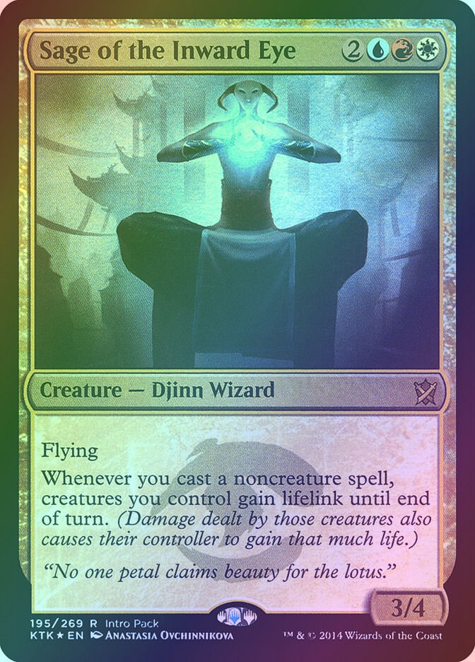 Sage of the Inward Eye (PKTK) (195) / Foil