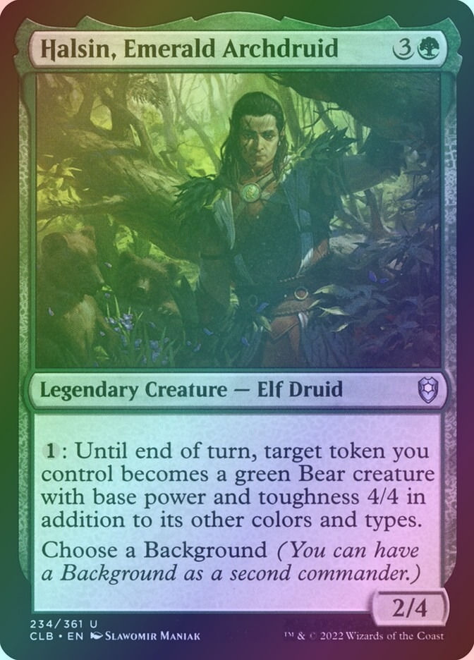 Halsin, Emerald Archdruid (CLB) (234) / Foil