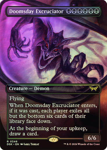 Doomsday Excruciator (DSK) (346) / Borderless Foil