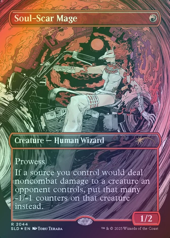 Soul-Scar Mage (SLD) (2044) / Borderless / Raised Foil