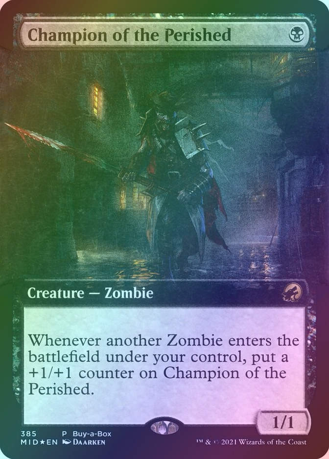 Champion of the Perished (MID) (385) / Extended Art / Foil