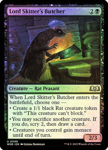 Lord Skitter's Butcher (woe) / Foil