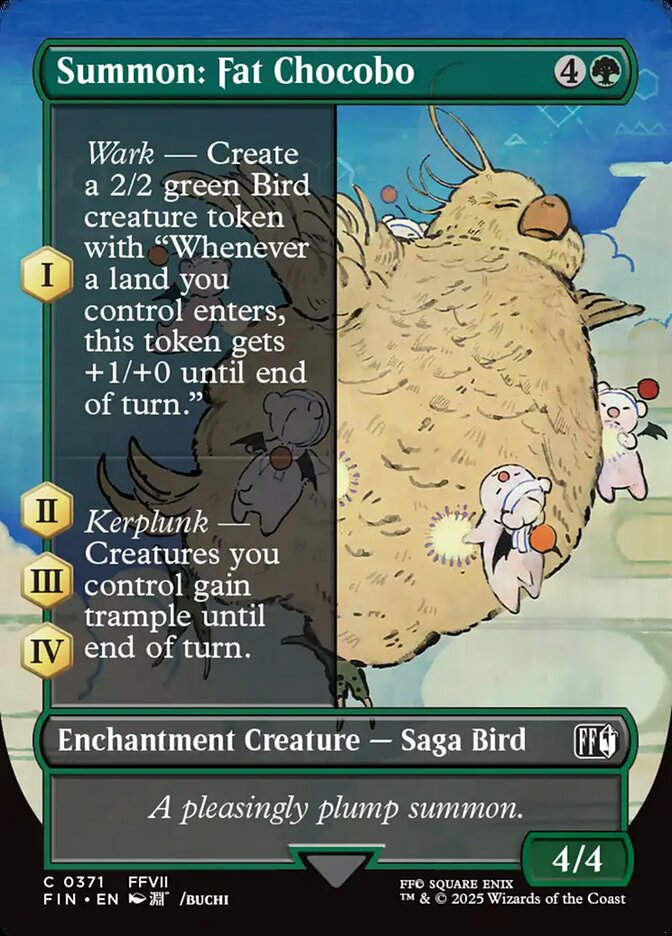 Summon: Fat Chocobo (FIN) (371) / Borderless