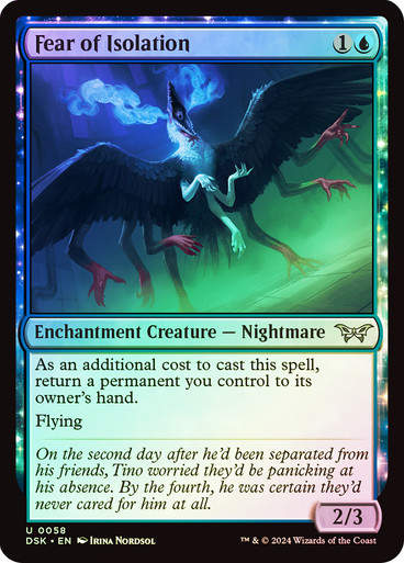 Fear of Isolation (DSK) (58) / Foil