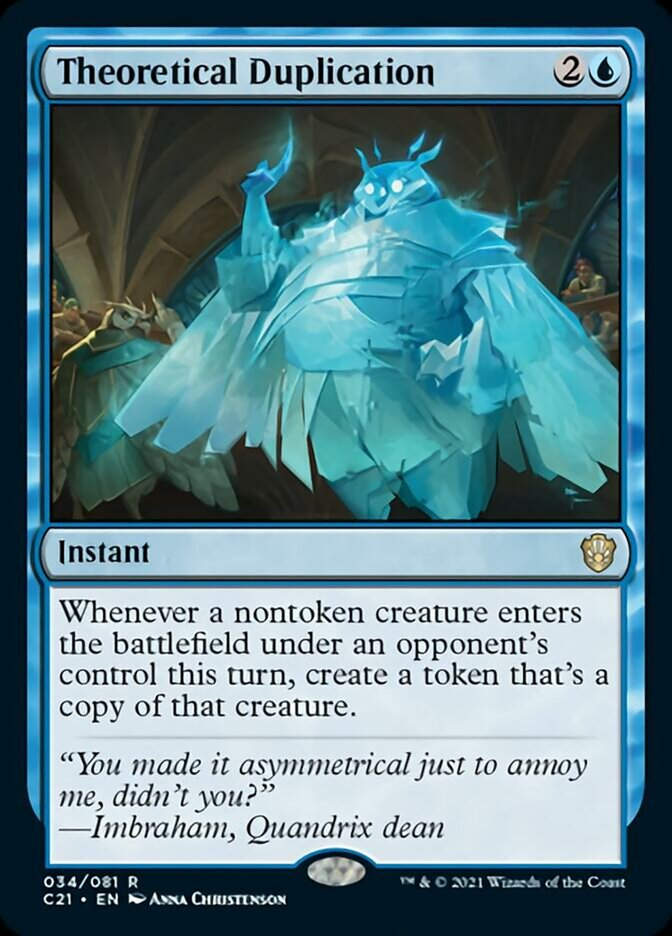 Theoretical Duplication (C21)