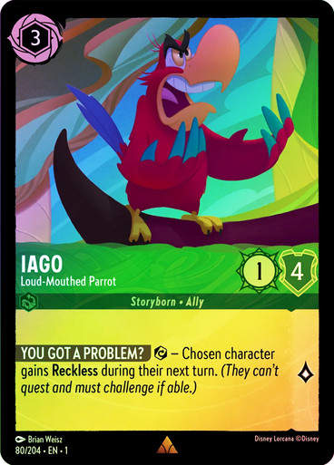 Iago - Loud-Mouthed Parrot (LOR_TFC) / Foil