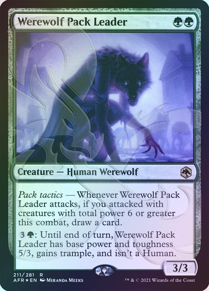 Werewolf Pack Leader (PAFR) (211a) / Embossed Foil