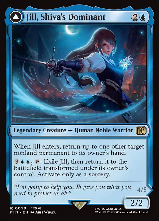 Jill, Shiva's Dominant // Shiva, Warden of Ice (FIN) (58)