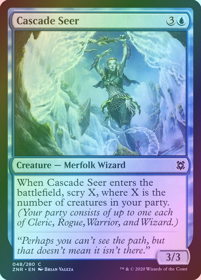 Cascade Seer (ZNR) (48) / Foil