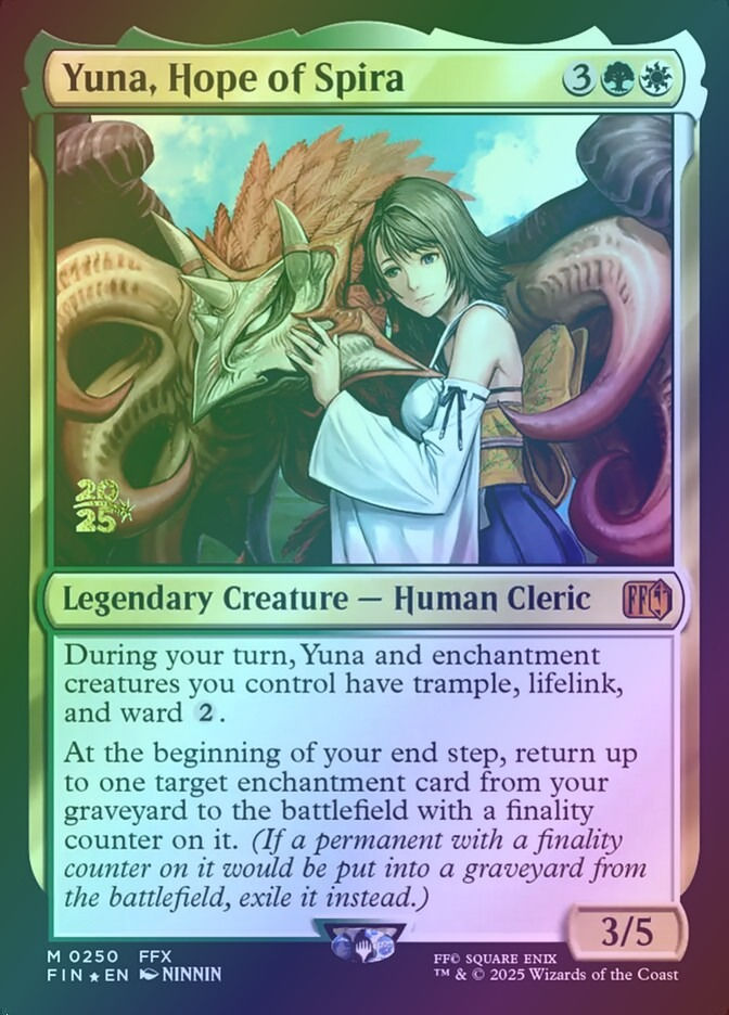 Yuna, Hope of Spira (PFIN) (250s) / Foil