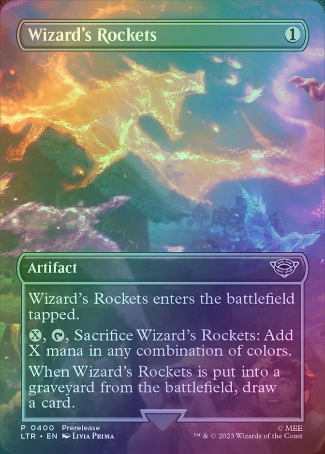 Wizard's Rockets (LTR) (400) / Borderless / Foil