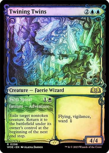 Twining Twins // Swift Spiral (woe) / Showcase Foil