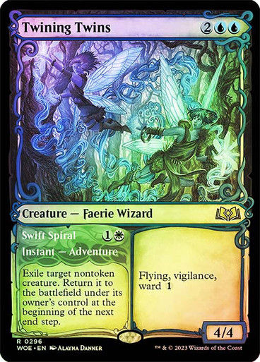 Twining Twins // Swift Spiral (woe) / Showcase Foil