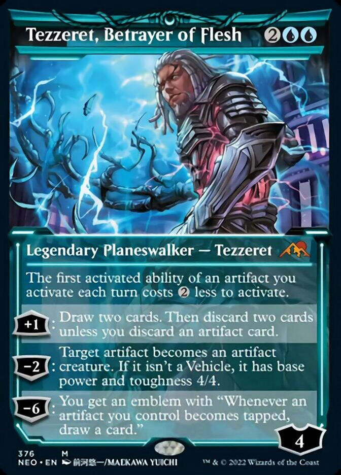 Tezzeret, Betrayer of Flesh (NEO) / Etched Foil