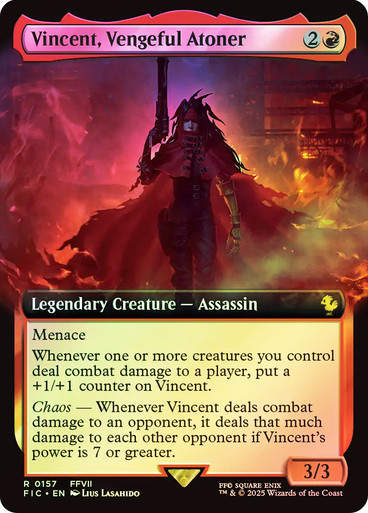 Vincent, Vengeful Atoner (FIC) (157) / Extended Art / Foil