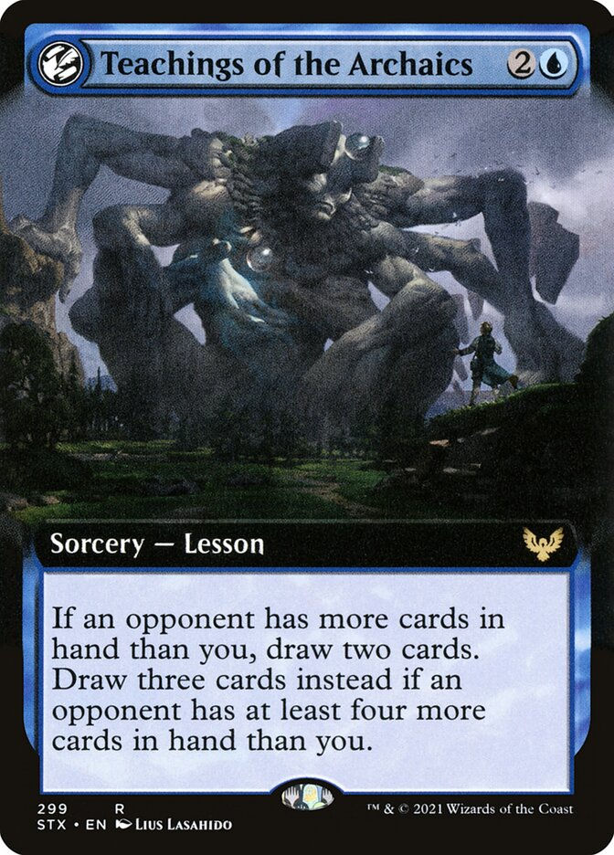 Teachings of the Archaics (STX) (299) / Extended Art