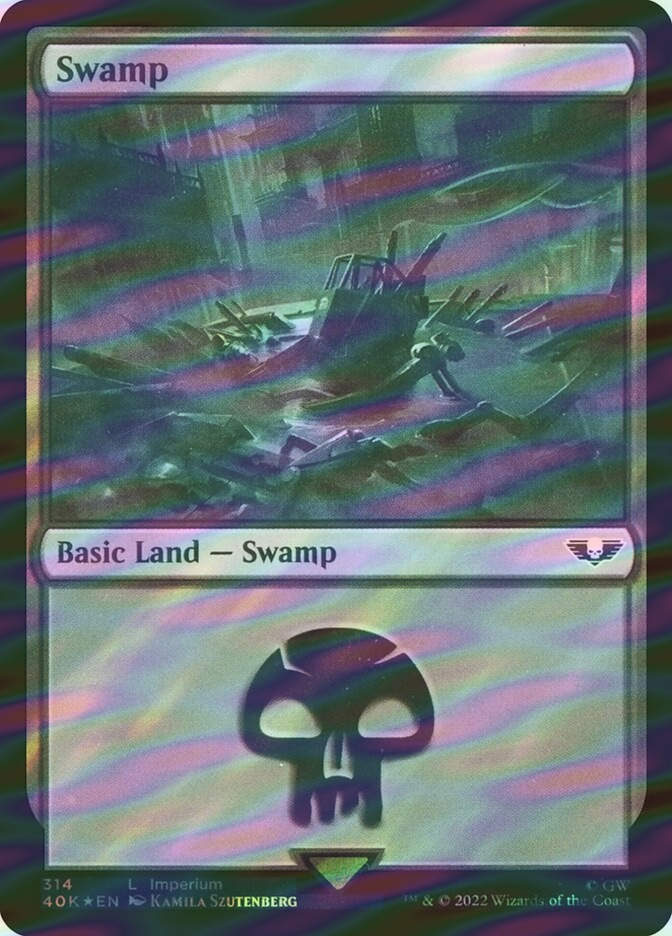 Swamp (40K) (314★) / Surge Foil