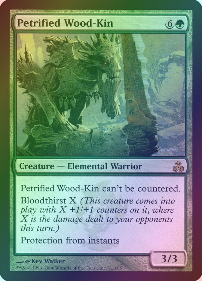 Petrified Wood-Kin (GPT) (91) / Foil