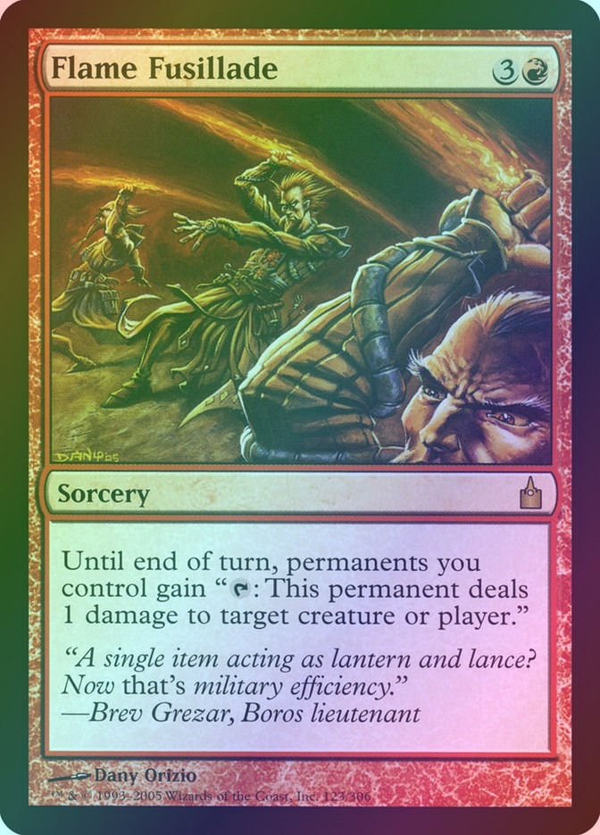 Flame Fusillade (RAV) (123) / Foil