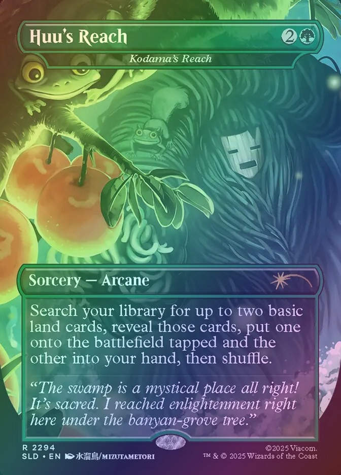 Kodama's Reach (SLD) (2294) / Borderless / Foil