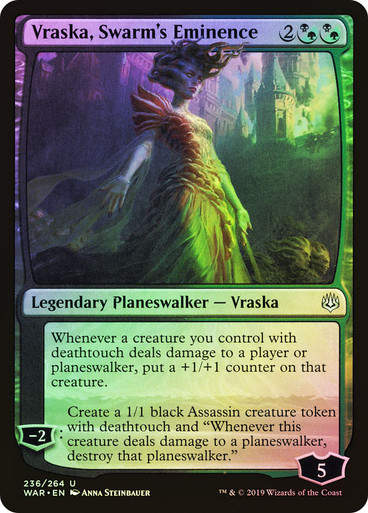 Vraska, Swarm's Eminence (WAR) (236) / Foil