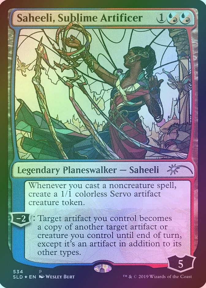 Saheeli, Sublime Artificer (SLD) (534) / Foil