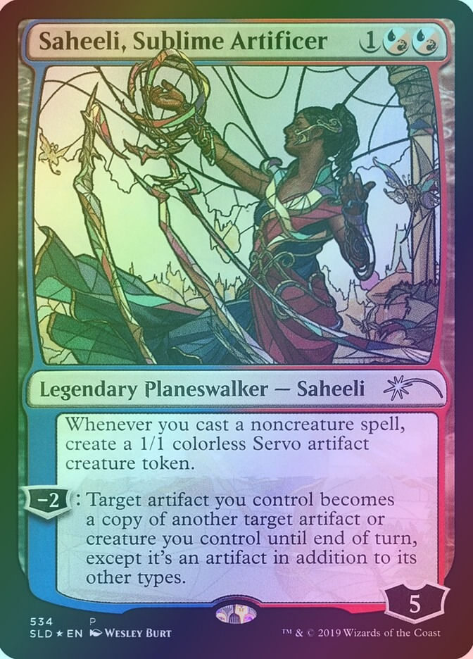 Saheeli, Sublime Artificer (SLD) (534) / Foil