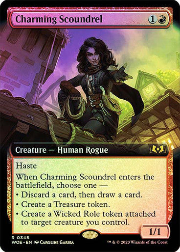 Charming Scoundrel (woe) / Extended Art Foil