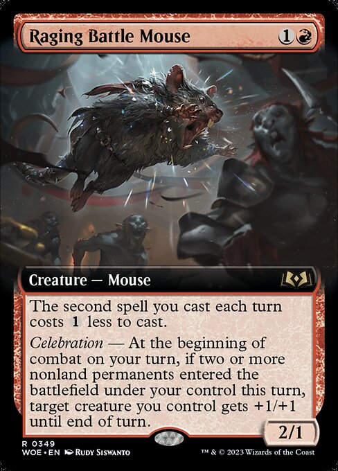 Raging Battle Mouse (woe) / Extended Art