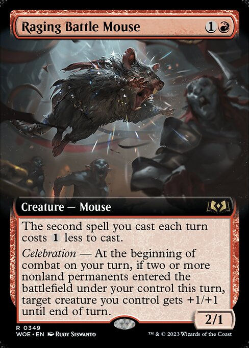 Raging Battle Mouse (woe) / Extended Art