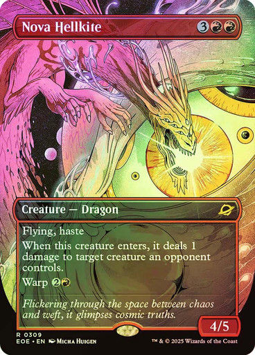 Nova Hellkite (EOE) (309) / Borderless / Foil