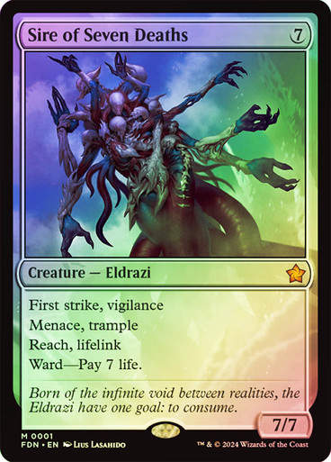 Sire of Seven Deaths (FDN) (1) / Foil