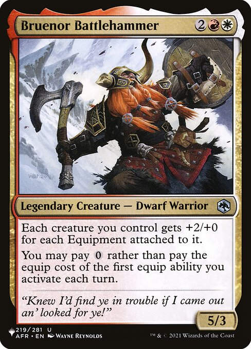 Bruenor Battlehammer (PLST) (AFR-219)