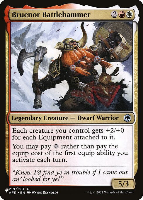 Bruenor Battlehammer (PLST) (AFR-219)