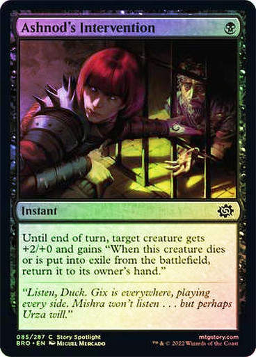 Ashnod's Intervention (BRO) / Foil