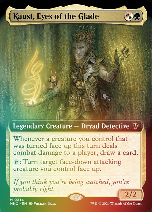 Kaust, Eyes of the Glade (mkc) (314) / Extended Art Foil