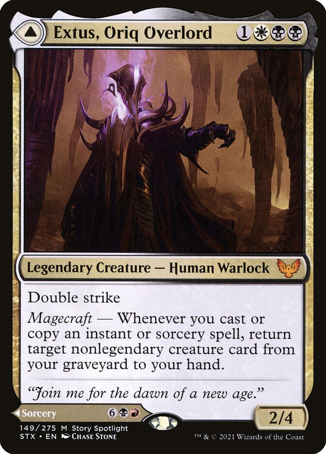 Extus, Oriq Overlord // Awaken the Blood Avatar (STX) (149) — cara 1 de 2