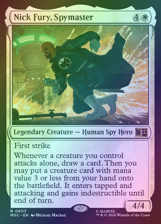 Nick Fury, Spymaster (MSC) (603) / Foil