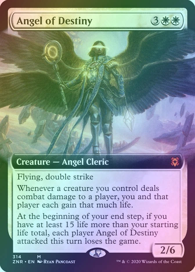 Angel of Destiny (ZNR) (314) / Extended Art / Foil